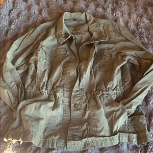 Cute button down army jacket